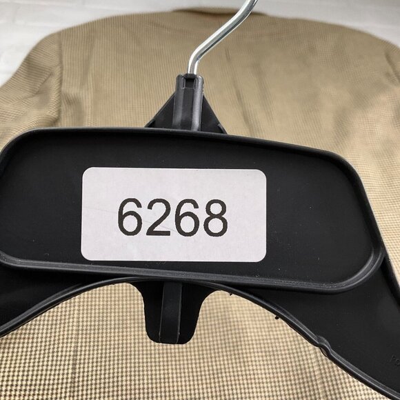 Racquet Club Blazer Men 44 Yellow Tan Houndstooth Classic Career Jacket USA VTG - Picture 15 of 15